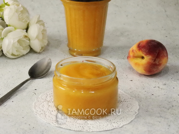 Пюре из персиков на зиму, рецепт с фото