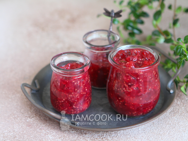 Малиново-яблочное варенье, рецепт с фото