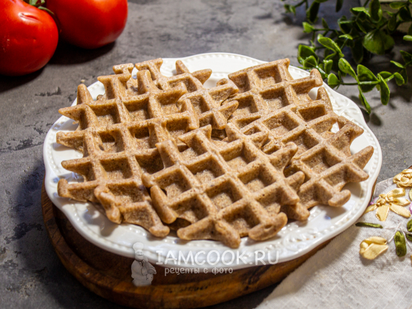 Вафли из зеленой гречки, рецепт с фото