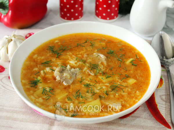 Суп Харчо с картошкой и рисом, рецепт с фото