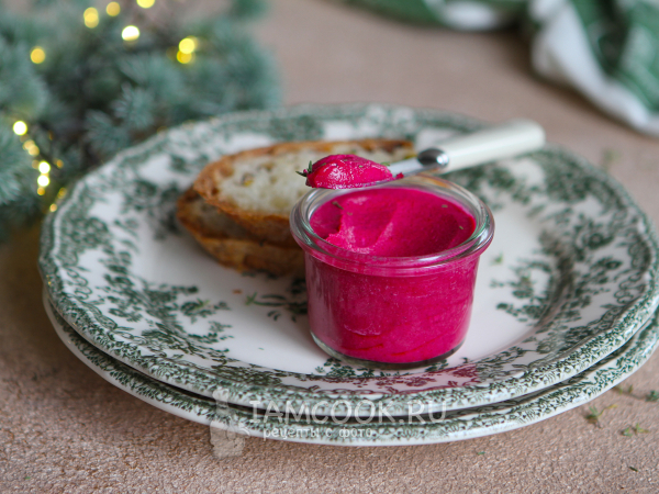 Свекольный мусс с селедкой, рецепт с фото
