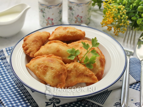 Жареные вареники на кефире, рецепт с фото
