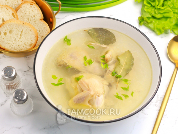 Бульон из перепёлки, рецепт с фото