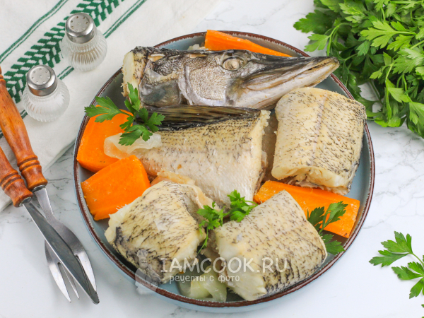 Щука на пару, рецепт с фото