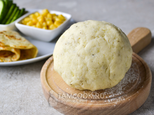 Картофельное тесто для лепешек, рецепт с фото