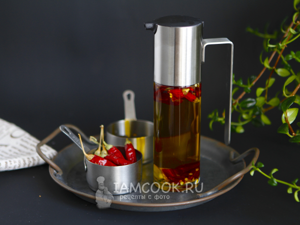 Оливковое масло с перцем чили, рецепт с фото