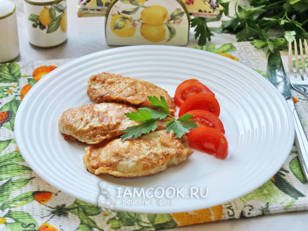 Свиная вырезка в кляре, рецепт с фото