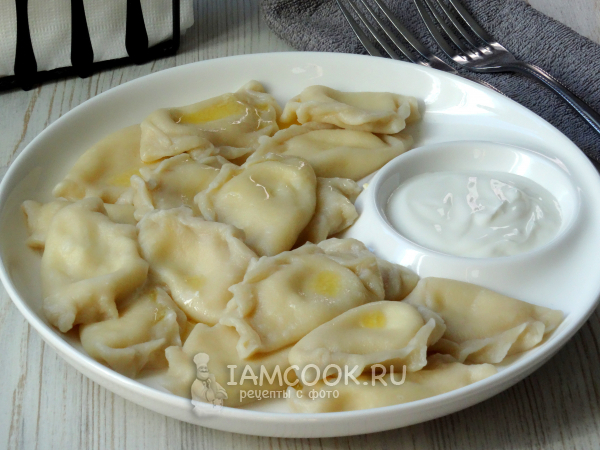 Вареники с творожным сыром, рецепт с фото