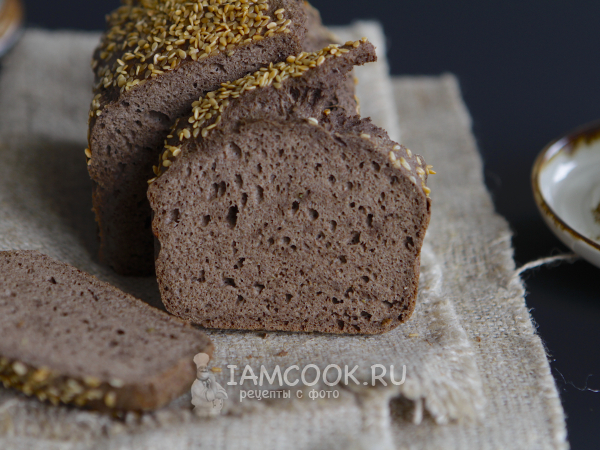 ПП хлеб из льняной муки (на яйцах), рецепт с фото