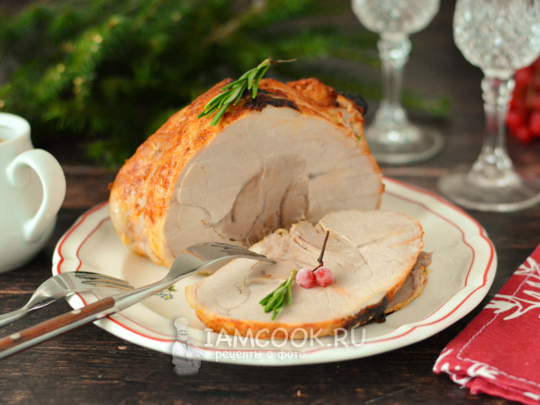Свиная лопатка в рукаве в духовке, рецепт с фото