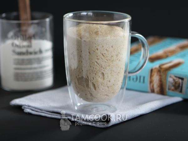 Тесто для пиццы на закваске, рецепт с фото