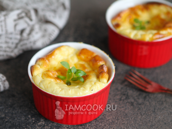 Творожное суфле в аэрогриле, рецепт с фото