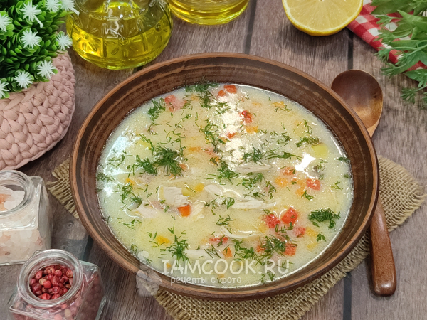 Пилешка супа (болгарский куриный суп), рецепт с фото