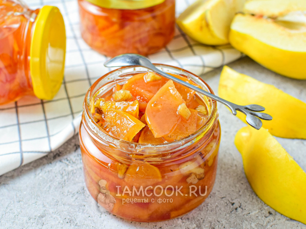 Варенье из айвы с грецкими орехами, рецепт с фото