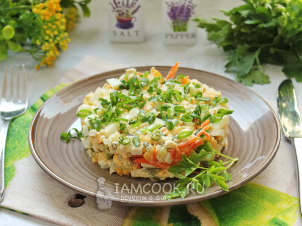 Салат «Флоренция», рецепт с фото