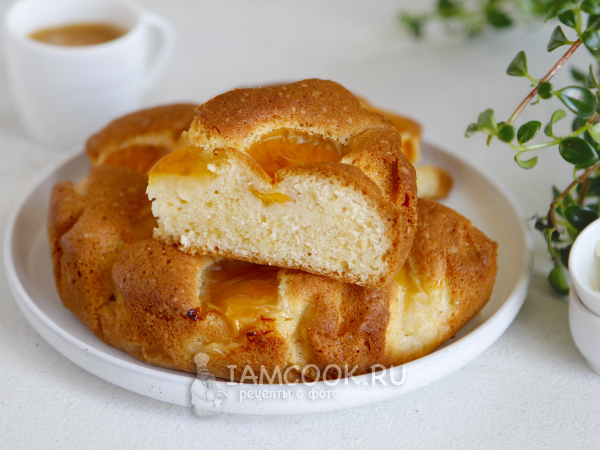 Вкусный пирог с абрикосами, рецепт с фото