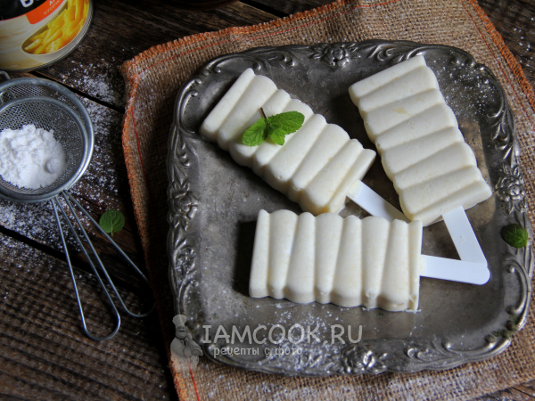 Ананасовое мороженое, рецепт с фото