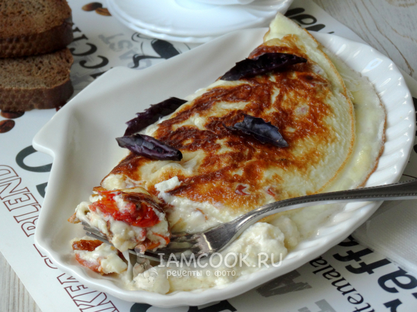 Омлет со страчателлой, рецепт с фото