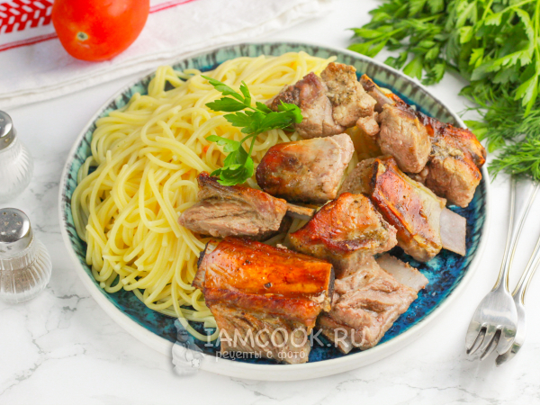 Свиные ребрышки в пиве в духовке, рецепт с фото