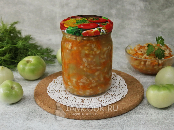 Рассольник из зеленых помидоров на зиму, рецепт с фото