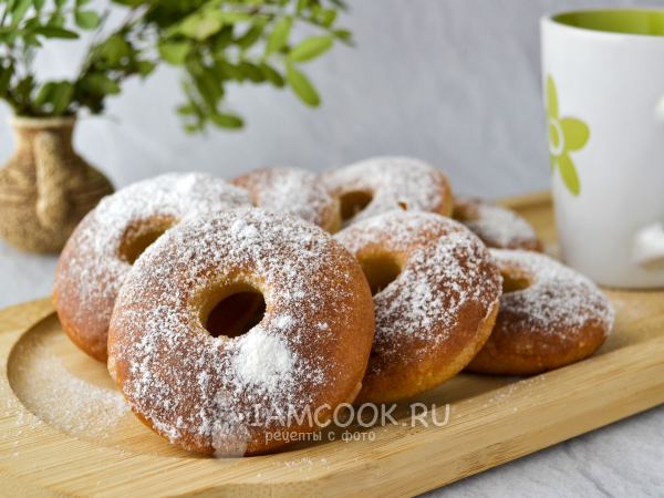 Постные пончики в духовке, рецепт с фото