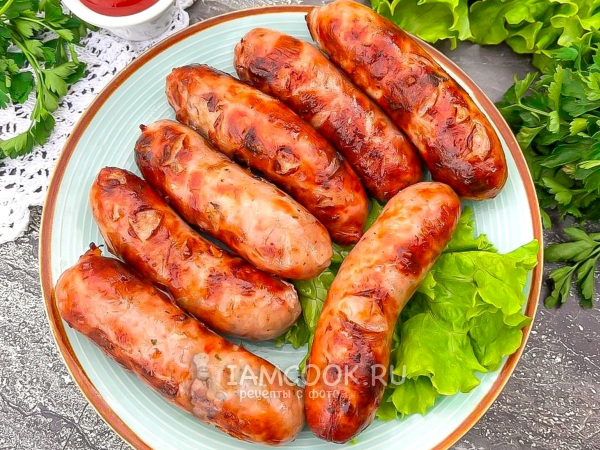 Купаты на мангале, рецепт с фото