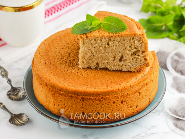 Чайный пирог из заварки без варенья, рецепт с фото