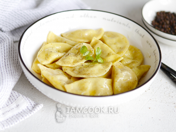 Вареники с картошкой и сыром, рецепт с фото