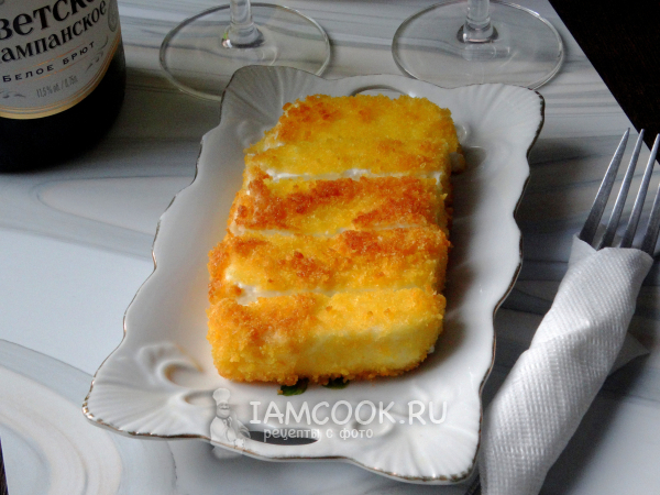 Жареная брынза, рецепт с фото