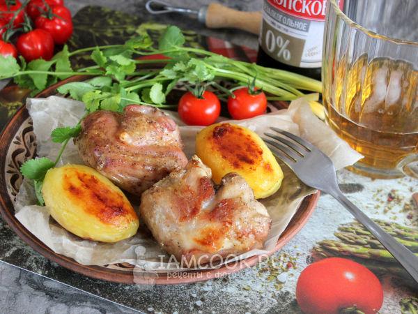 Гузки индейки в духовке, рецепт с фото