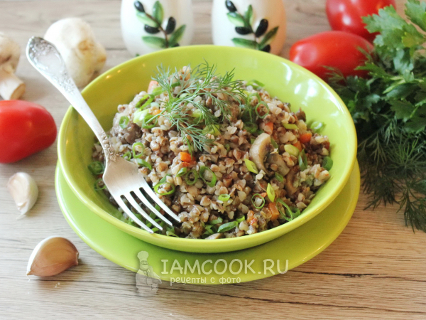 Гречка с тушенкой по-купечески, рецепт с фото