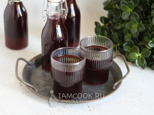 Компот из жмыха черной смородины, рецепт с фото