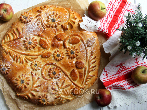 Пирог с яблоками как в Штолле, рецепт с фото