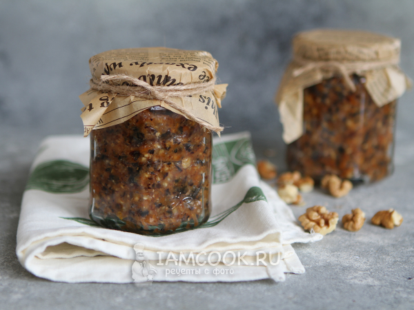 Витаминная смесь из сухофруктов, рецепт с фото