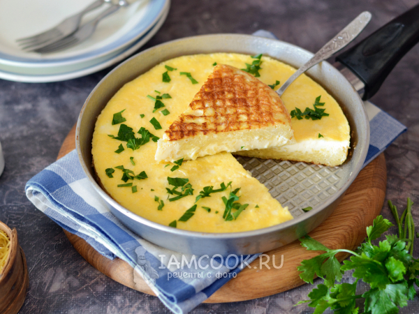 Лапшевник из вермишели с яйцом на сковороде, рецепт с фото