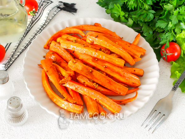 Морковь в аэрогриле, рецепт с фото