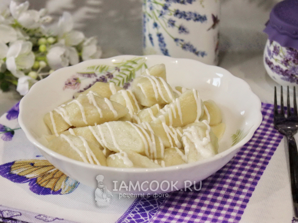 Ленивые вареники из творожной массы, рецепт с фото