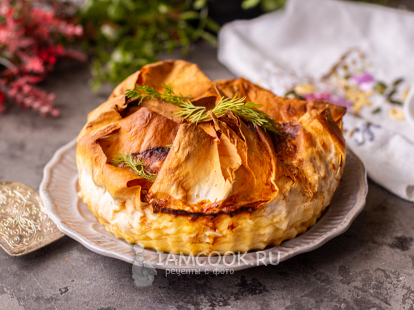 Ленивая ачма в аэрогриле, рецепт с фото