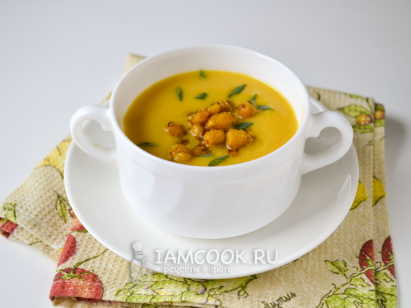 Морковный суп-пюре (постный), рецепт с фото
