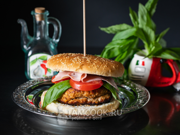 Пицца-бургер, рецепт с фото