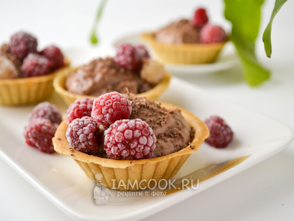 Тарталетки с творожным кремом, рецепт с фото