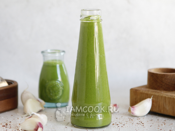 Соус из шпината для спагетти, рецепт с фото