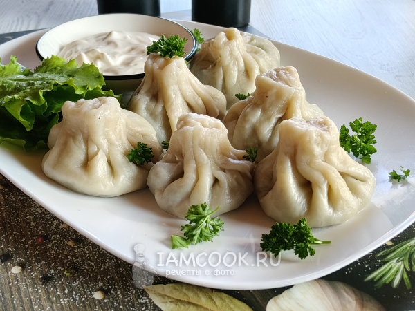 Хинкали с грибами, рецепт с фото