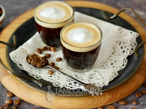 Эспрессо макиато, рецепт с фото