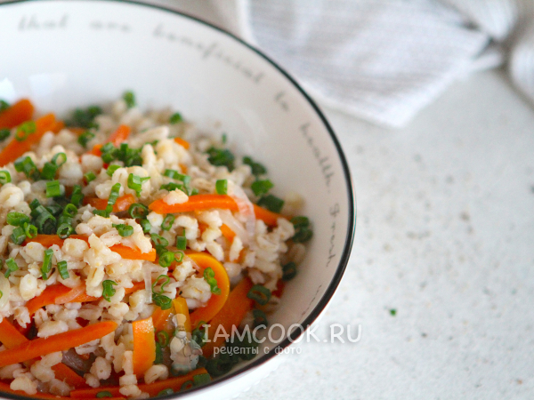 Постная перловая каша в мультиварке, рецепт с фото