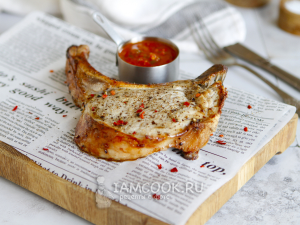 Свиная корейка в аэрогриле, рецепт с фото