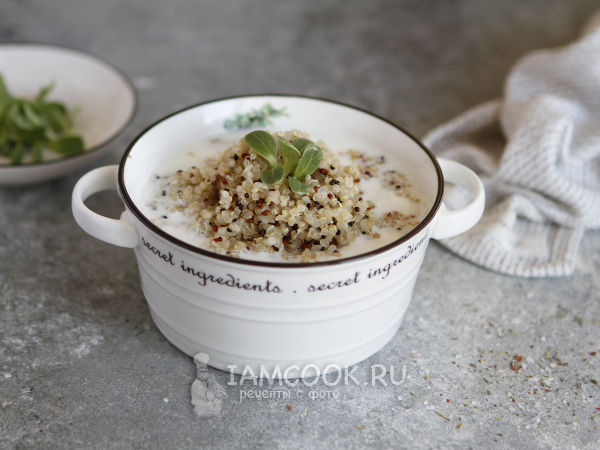Киноа с кефиром, рецепт с фото