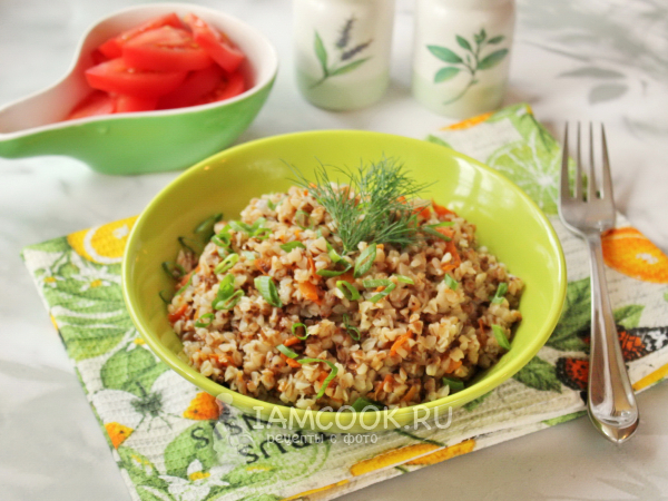 Гречка с сыром, рецепт с фото