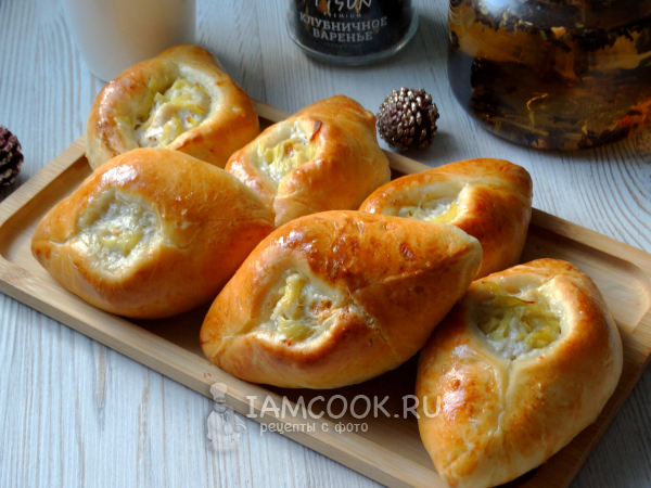 Расстегай с курицей и картошкой, рецепт с фото