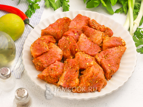 Сухой маринад для шашлыка, рецепт с фото